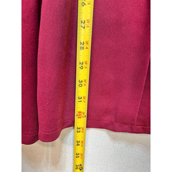 Abercrombie & Fitch Womens Swing  A Line Dress Summer Size Medium Red Sleeveless - Picture 8 of 13